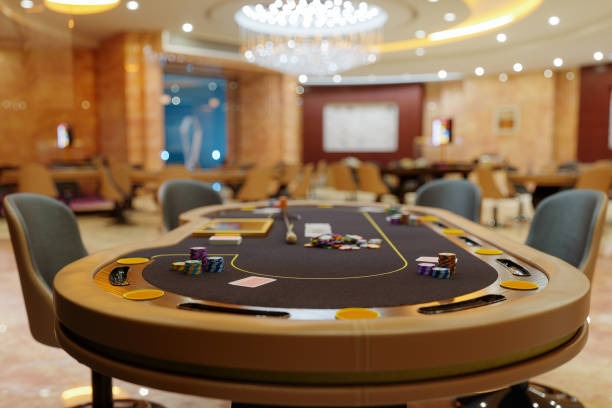 Live Blackjack dealer studio at gametop with multi-camera view and live betting interface